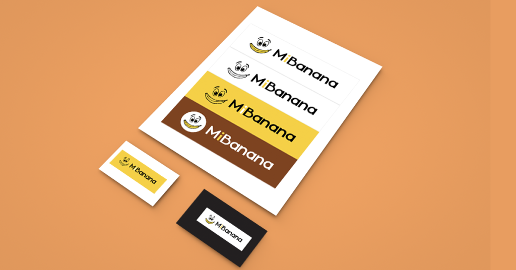 An Example of MiBanana's logo and branding services